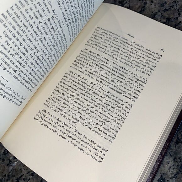 Confederate Receipt Book + Mrs Hill's New Cook Book Deluxe Reprint Edition I1 - Picture 6 of 7